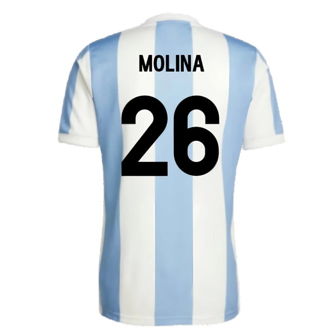 Argentina 50th Anniversary Limited Edition Shirt (MOLINA 26)-SoccerKits Hub | Buy Soccer Jerseys Online